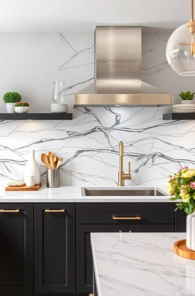 Luxury Backsplash Idea for an Upscale Kitchen Makeover