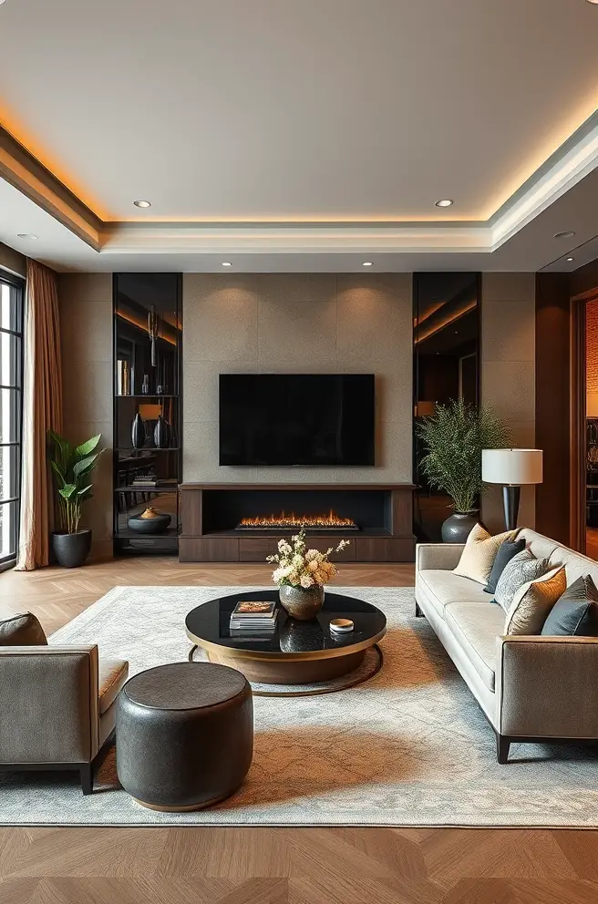 Luxury Living Room Idea for Upscale Comfort and Sophistication