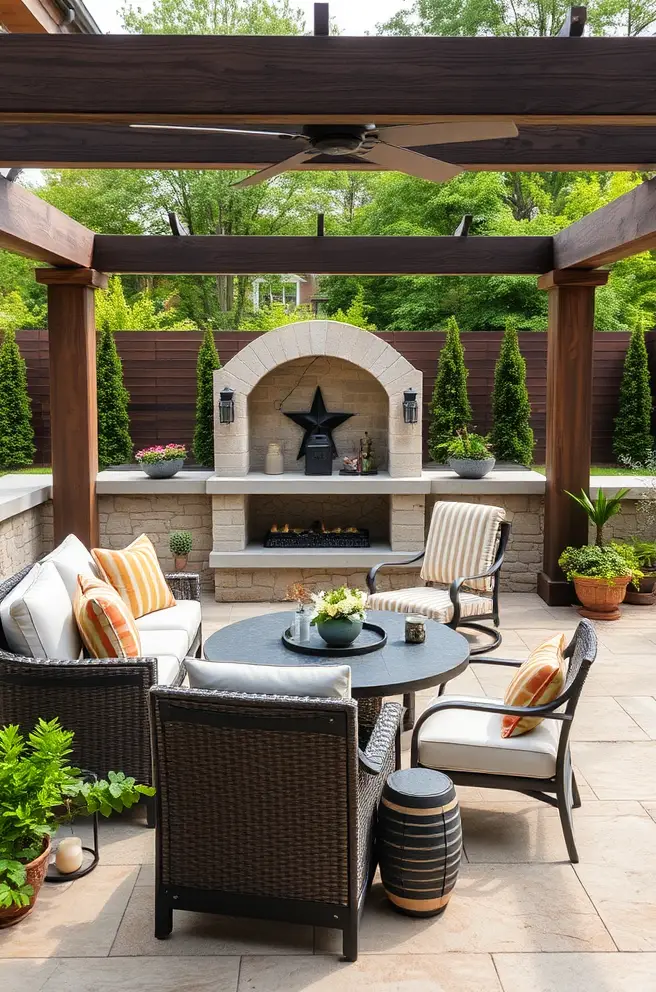 12 Inspiring Patio Ideas to Elevate Your Outdoor Style 11 Luxury Patio Idea to Indulge in High-End Outdoor Living