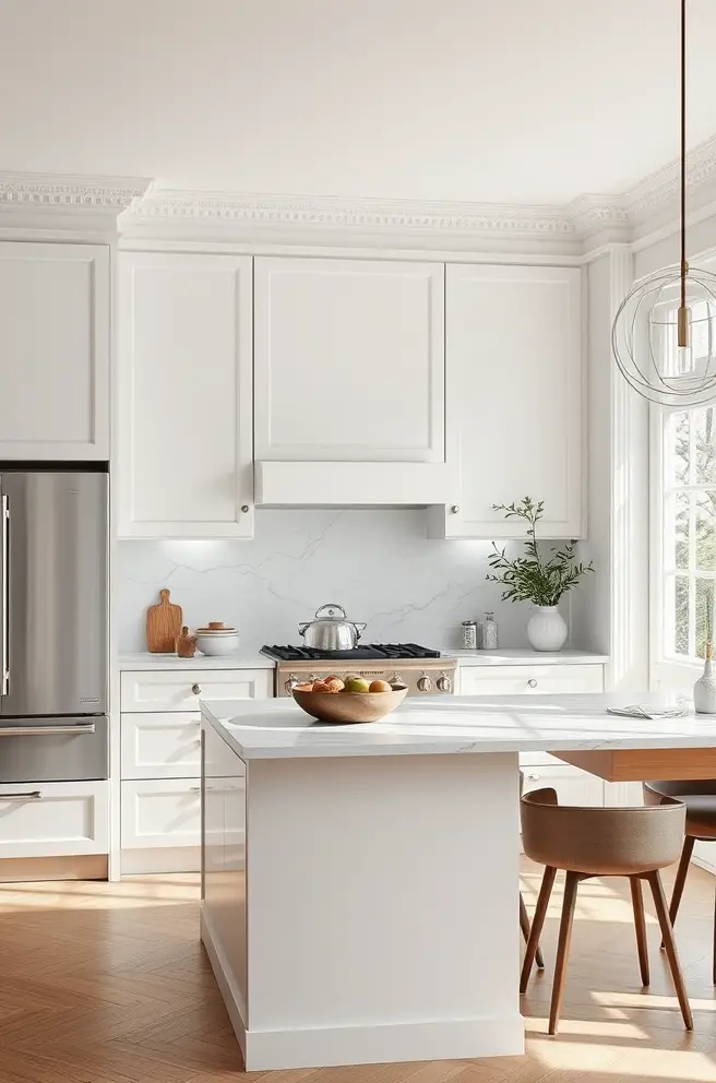 Luxury White Kitchen Idea to Inspire Your Dream Space
