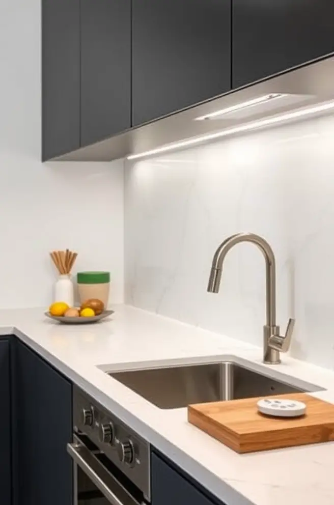 Minimalist Backsplash Idea for a Sleek and Stylish Finish