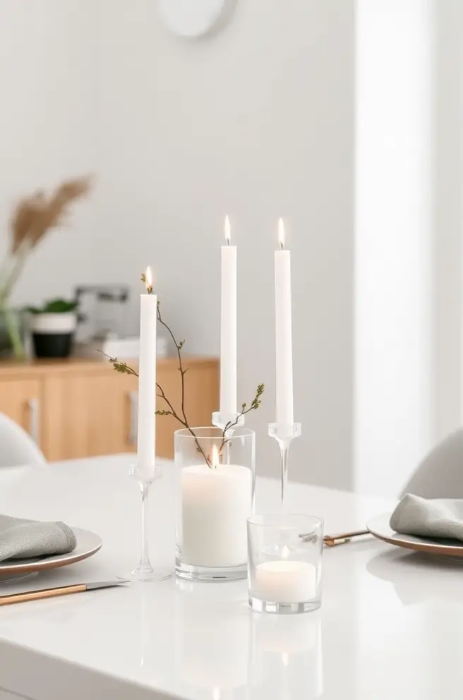 Minimalist Centerpiece Idea for a Clean and Contemporary Look