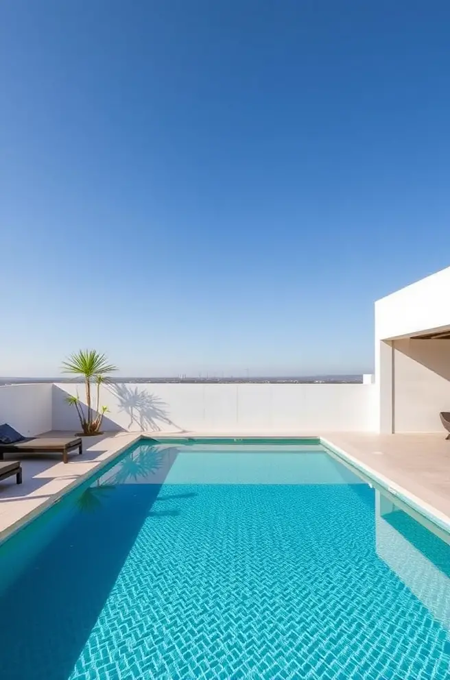 Minimalist Pool Deck Idea for a Sleek and Stylish Design