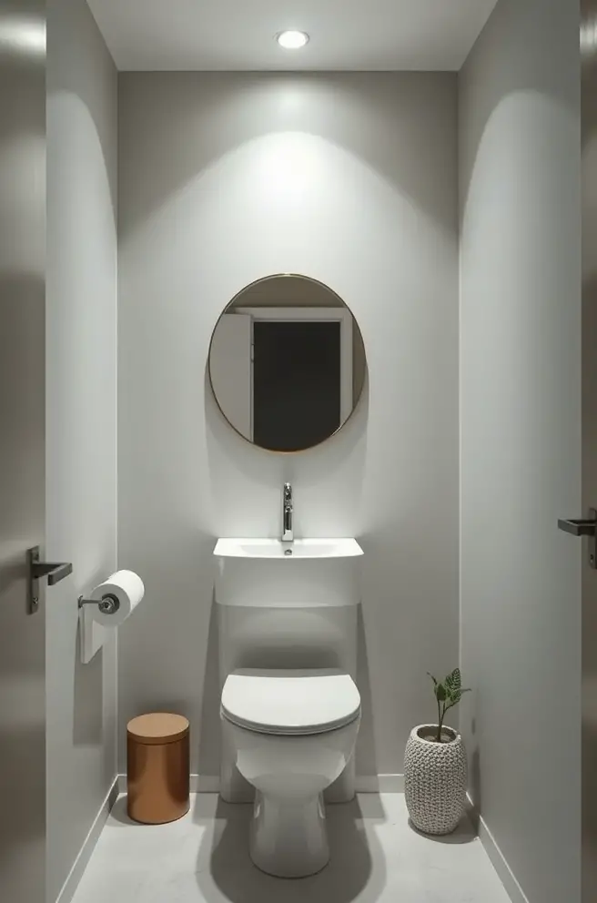 Minimalist Small Bathroom Idea for a Clean Aesthetic