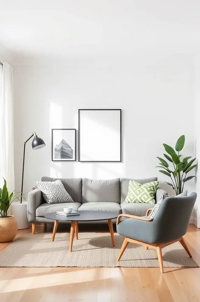 Minimalist Small Living Room Idea for a Clutter-Free Home