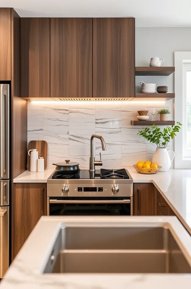 Modern Backsplash Idea to Elevate Your Home Aesthetics