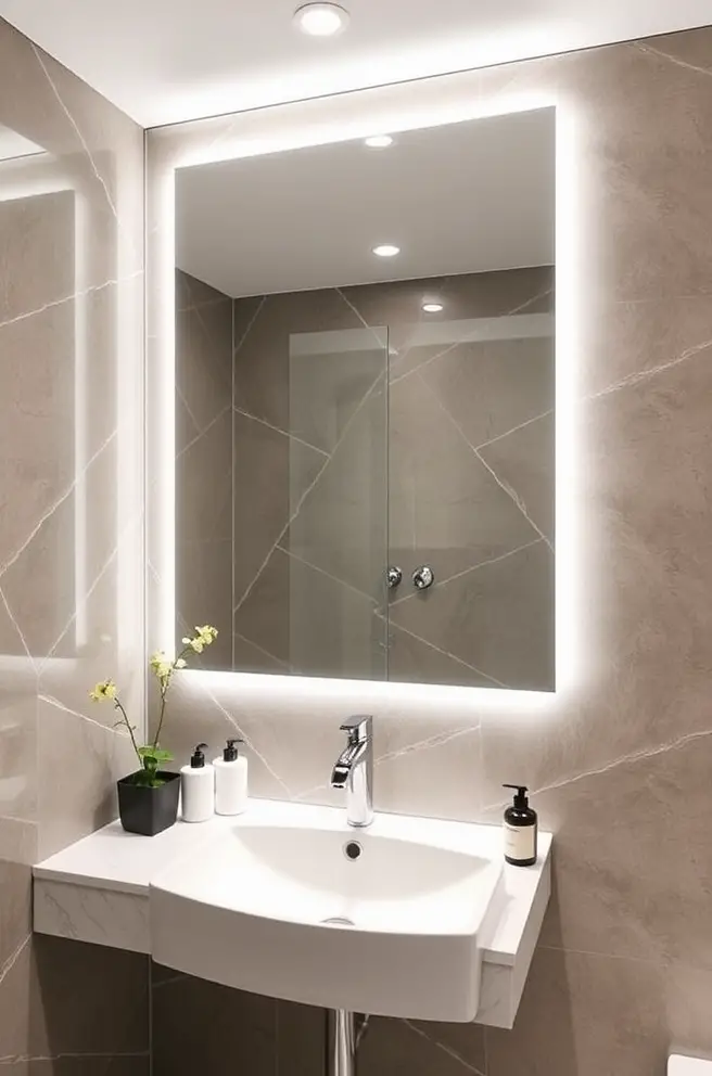 12 Stunning Bathroom Mirror Ideas You'll Love 4 Modern Bathroom Mirror Idea for a Sleek Look