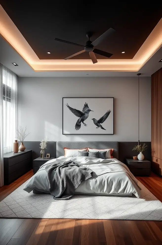 Modern Bedroom Idea Featuring Minimalist Aesthetics