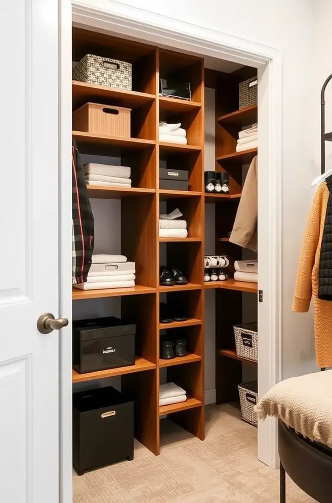 Modern Closet Shelving Idea to Refresh Your Home Organization