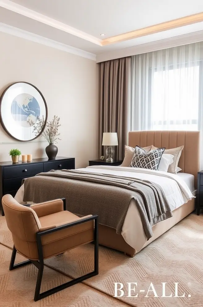 Modern Elegance in Guest Room Idea for Style and Comfort