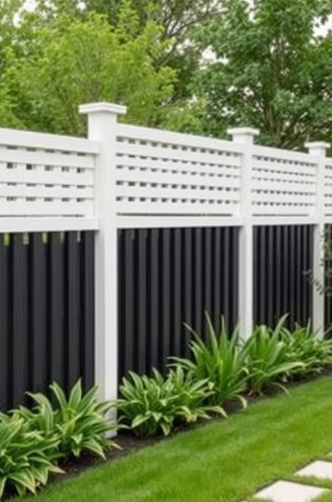 Modern Garden Fence Idea to Elevate Your Landscape Design