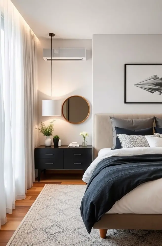 Modern Guest Bedroom Idea Featuring Sleek Design Elements