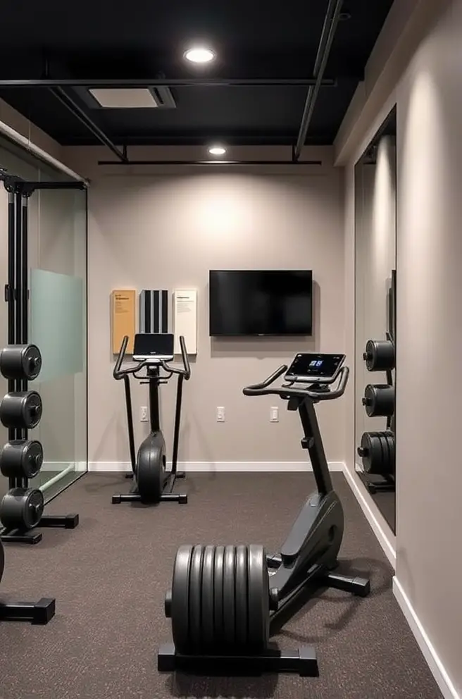 Modern Home Gym Idea that Combine Aesthetics and Efficiency