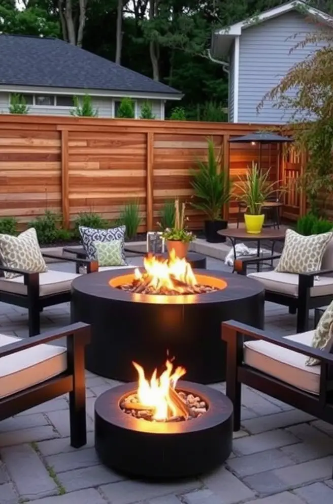 Modern Outdoor Fire Pit Idea to Elevate Your Patio Design