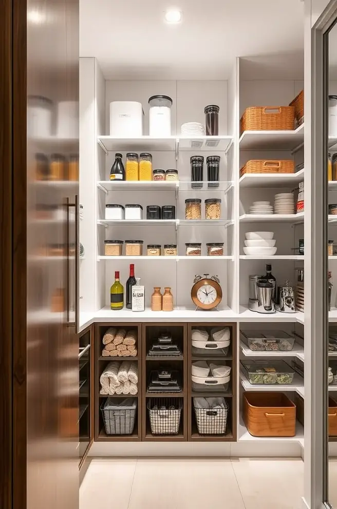 Modern Pantry Organization Idea for a Sleek and Contemporary Design