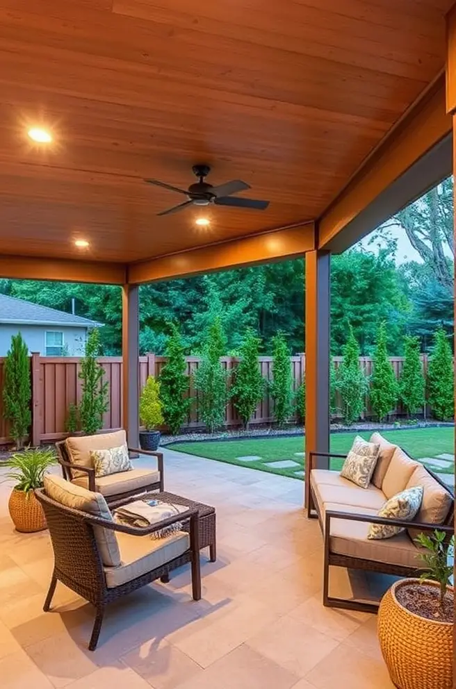 Modern Patio Cover Idea to Transform Your Backyard Oasis