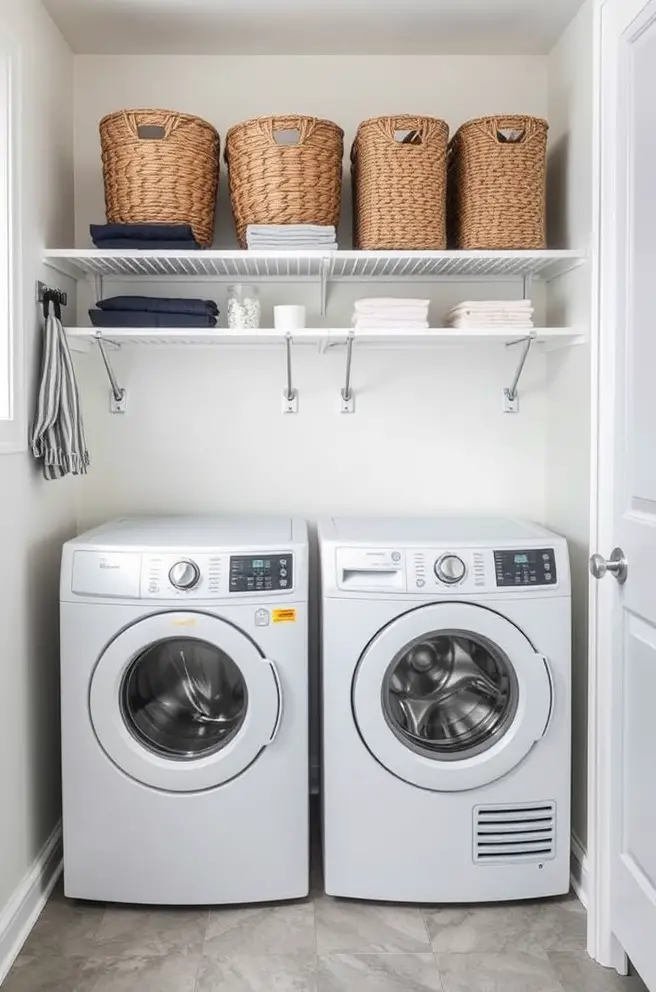 Organized Laundry Room Idea for Streamlined Efficiency