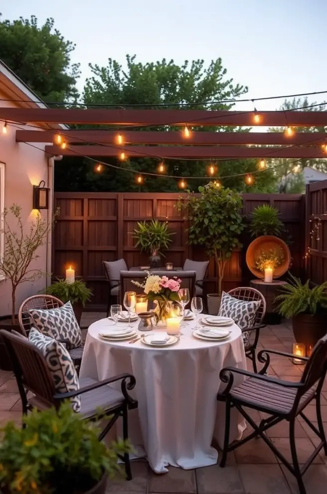 12 Inspiring Patio Ideas to Elevate Your Outdoor Style 13 Romantic Patio Idea for Intimate Evening Gatherings