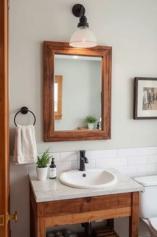 12 Stunning Bathroom Mirror Ideas You'll Love 5 Rustic Bathroom Mirror Idea That Bring Charm to Your Home