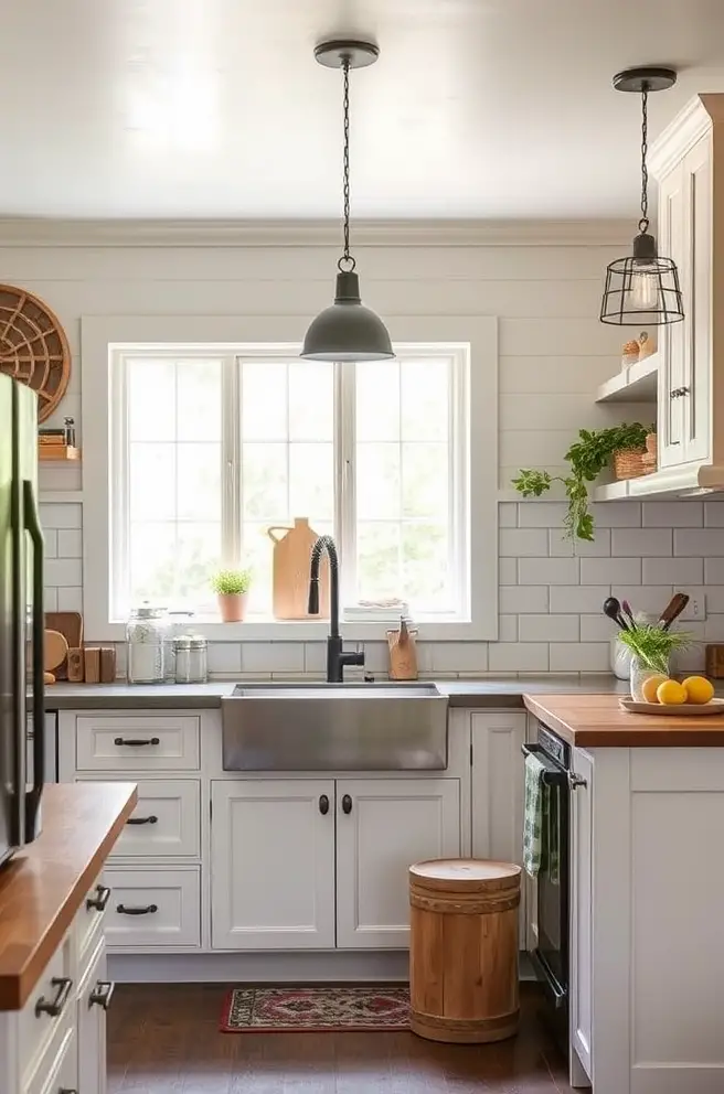 Rustic Farmhouse Kitchen Design Idea for a Cozy Atmosphere
