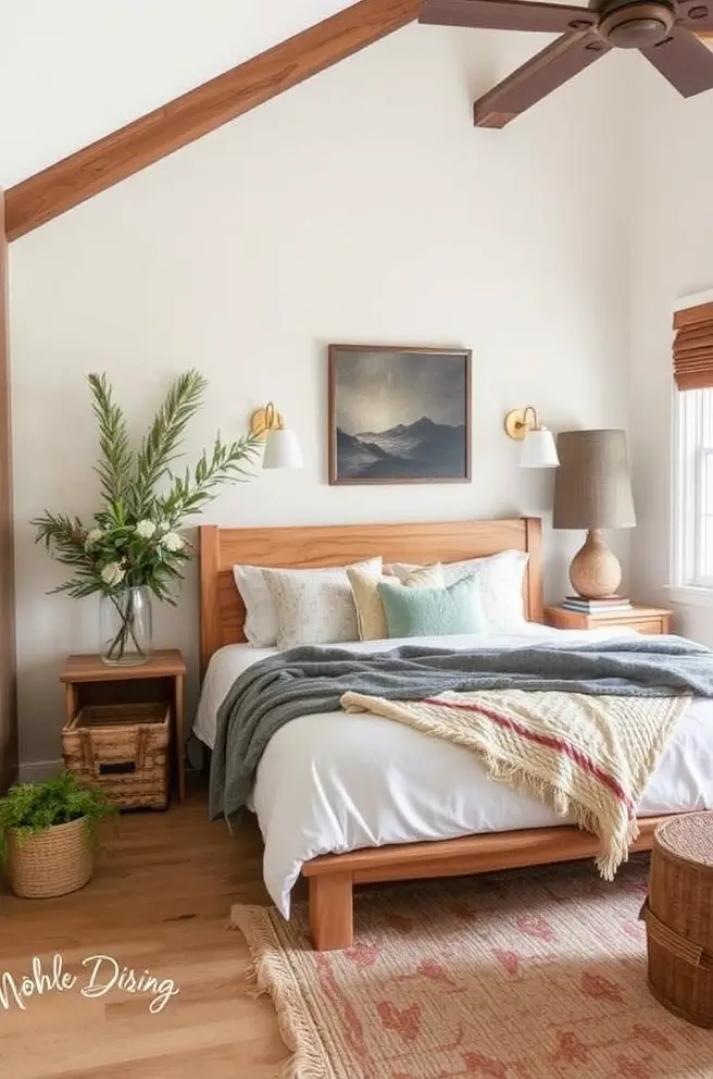 Rustic Guest Room Idea Inspired by Nature's Palette