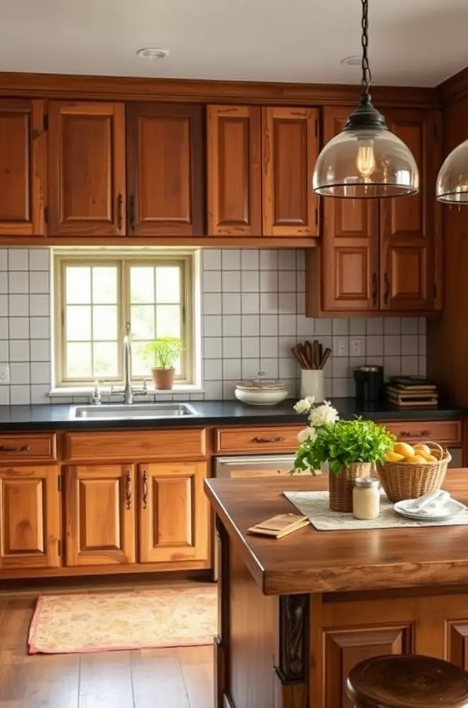 12 Stunning Kitchen Cabinet Ideas to Inspire Your Decor 4 Rustic Kitchen Cabinets Idea for a Cozy Vibe