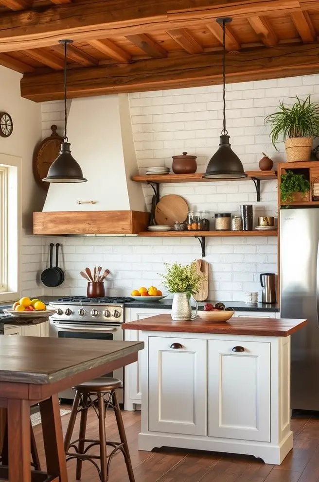 Rustic Kitchen Idea to Infuse Warmth and Charm into Your Home