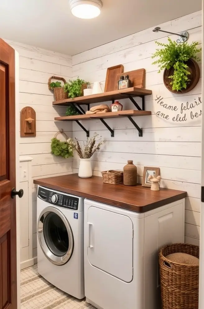 12 Stunning Laundry Room Design Ideas You’ll Love 5 Rustic Laundry Room Decor Idea to Embrace Country Charm