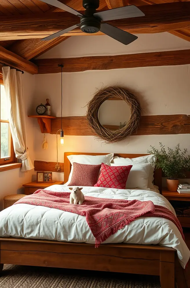 Rustic Small Bedroom Idea That Bring Warmth and Comfort