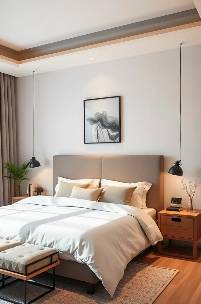 Serene Modern Bedroom Idea for a Peaceful Atmosphere