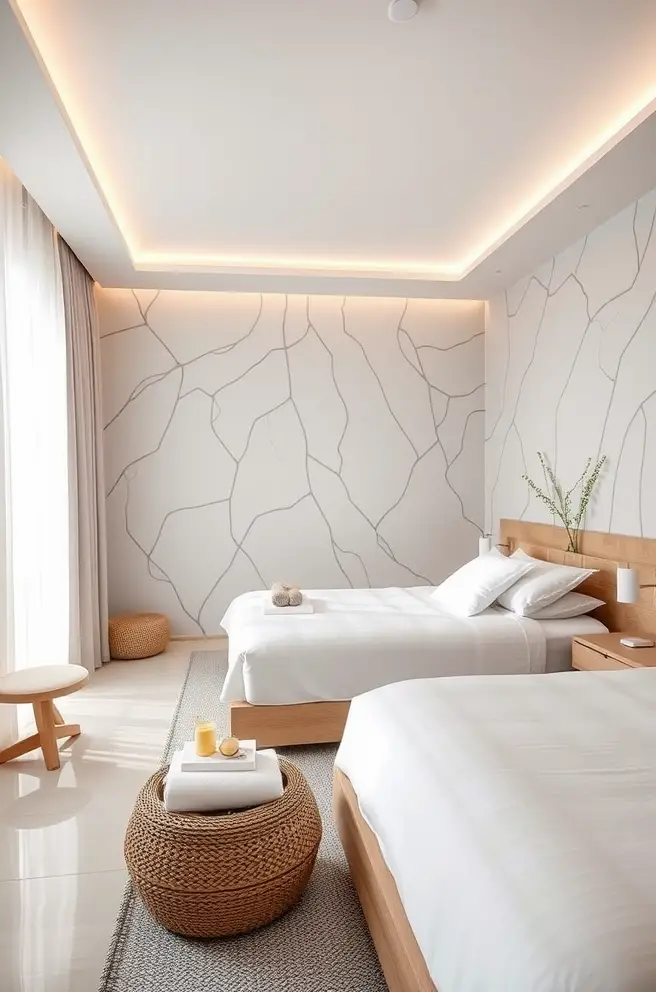 Serene Spa-Like Guest Room Idea for Ultimate Relaxation