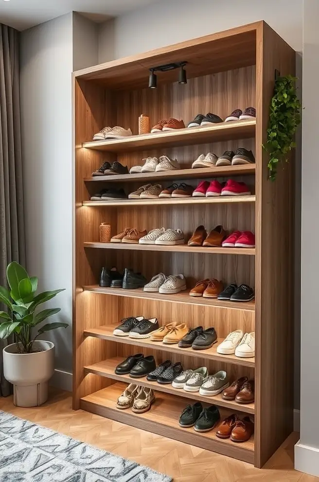 12 Stylish Shoe Storage Ideas for Every Home 6 Shoe Storage Idea for Creative Display in Modern Interiors