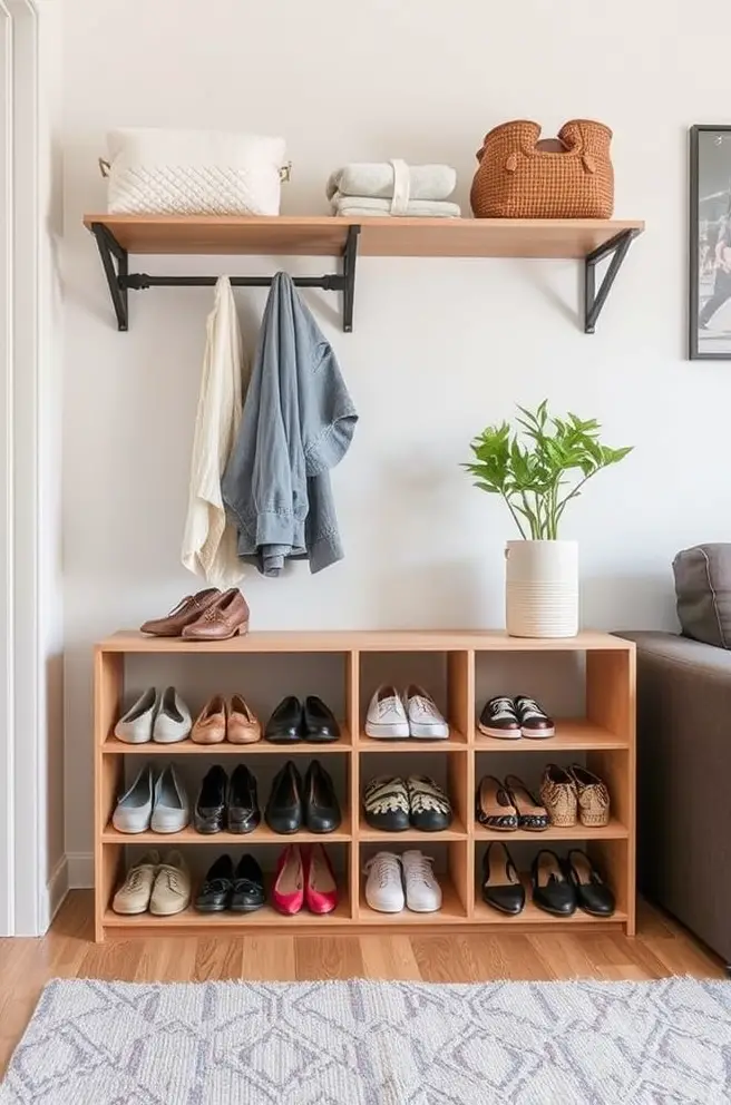 12 Stylish Shoe Storage Ideas for Every Home 2 Shoe Storage Idea for Maximizing Space in Small Apartments