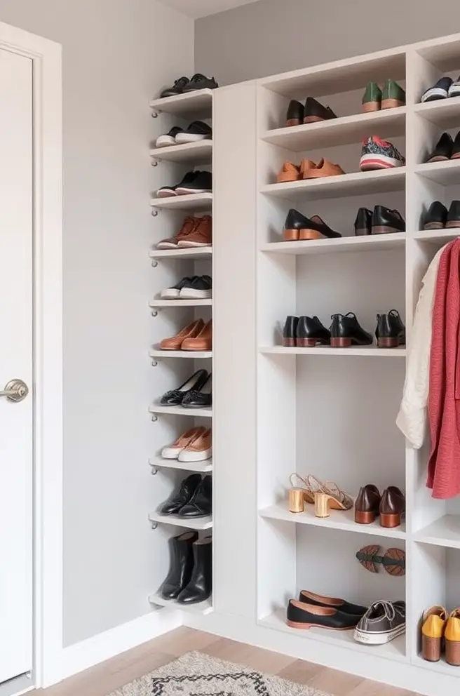 12 Stylish Shoe Storage Ideas for Every Home 13 Shoe Storage Idea for Transforming Corners into Eye-Catching Displays