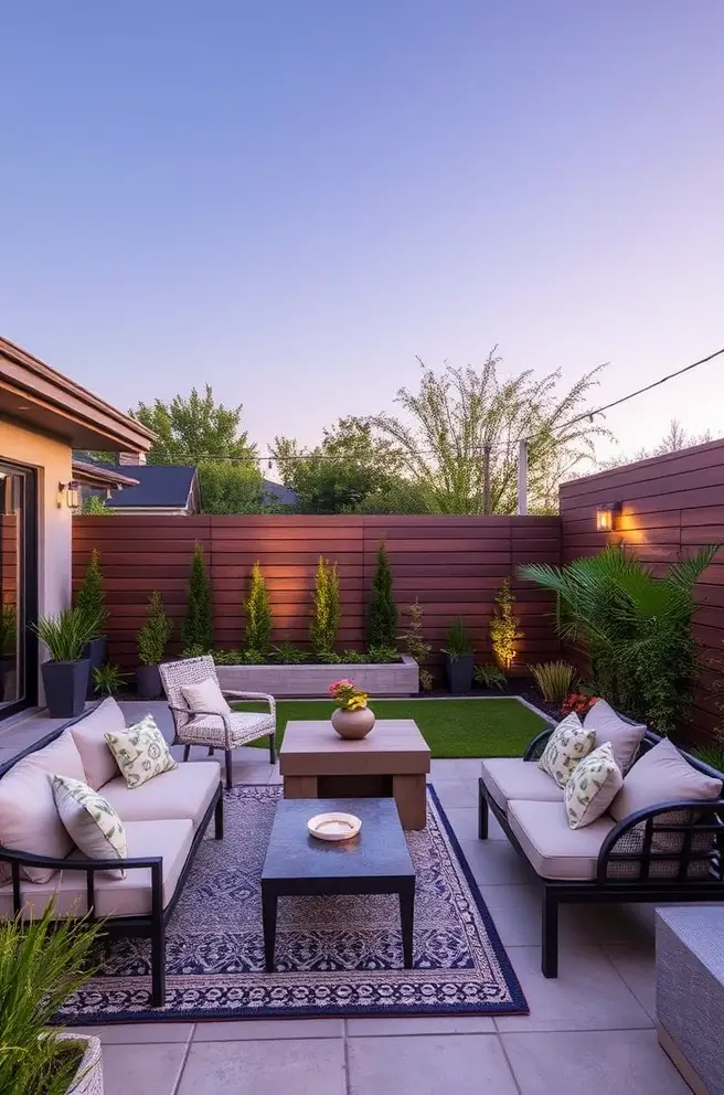 Sleek Backyard Patio Idea for a Contemporary Look