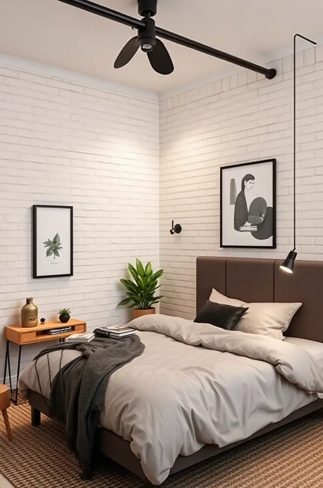 Sleek Industrial Guest Room Idea for an Urban Vibe