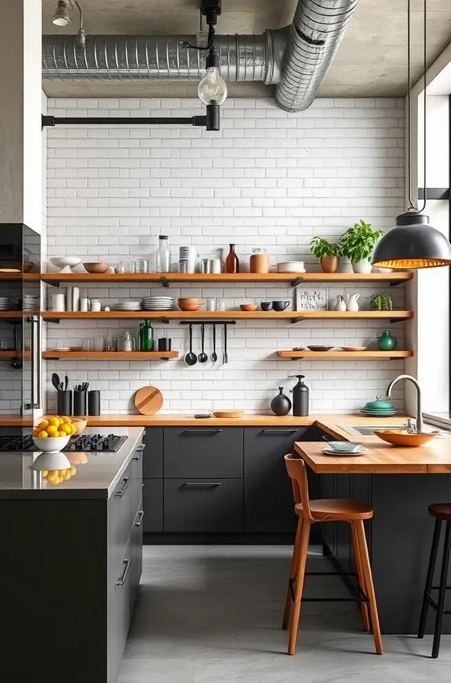 Sleek Industrial Kitchen Design Idea for a Contemporary Vibe
