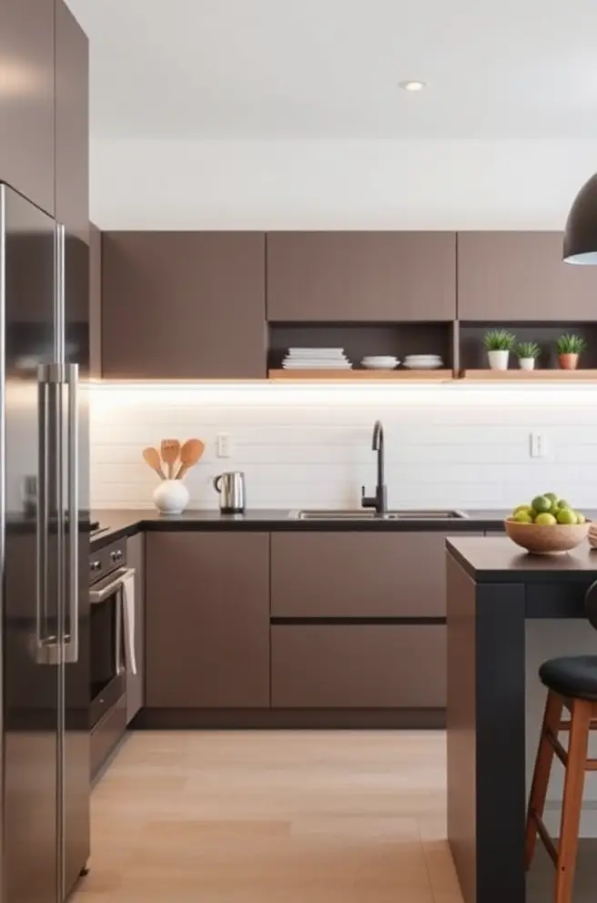 Sleek Minimalist Kitchen Decor Idea for a Clean and Functional Layout