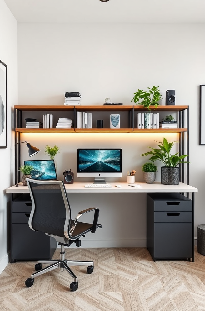 12 Inspiring Home Office Ideas for a Stylish Workspace 13 Smart Home Office Idea for Tech-Savvy Professionals