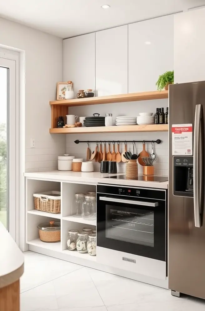 Smart Storage Kitchen Decor Idea to Maximize Space and Efficiency