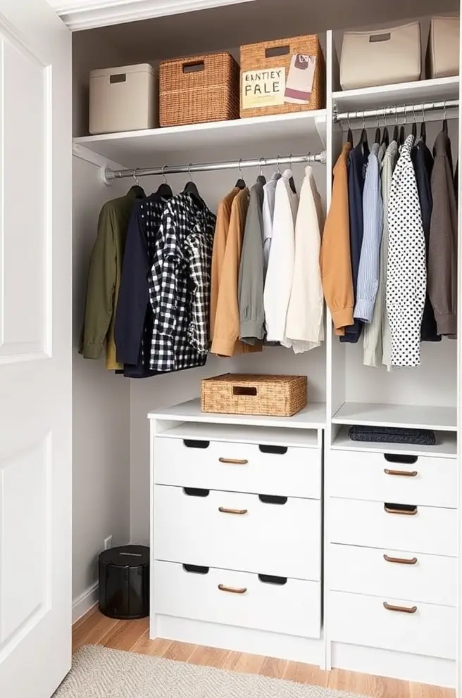 12 Creative Closet Organizer Ideas You’ll Love! 5 Smart closet organizer Idea to enhance functionality