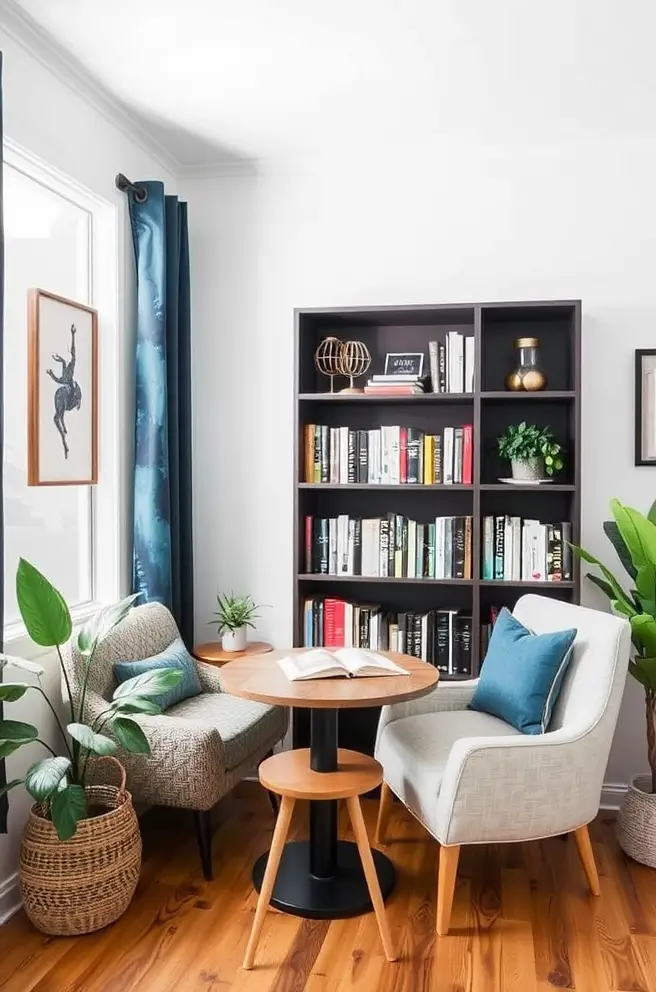 Sophisticated Organization Idea for a Cozy Reading Nook