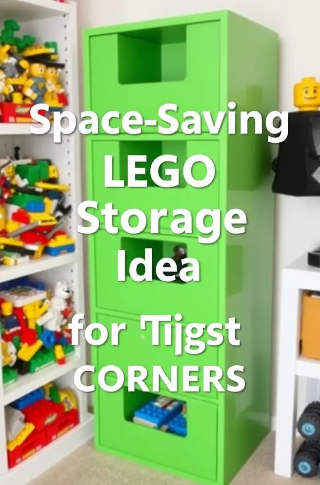 12 Creative Lego Storage Ideas You’ll Love for Your Home 11 Space-Saving Lego Storage Idea for Tight Corners