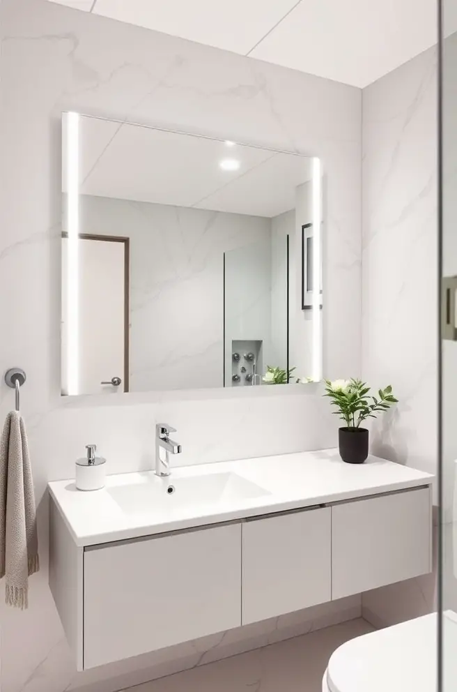 12 Stunning Bathroom Mirror Ideas You'll Love 6 Stylish Bathroom Mirror Idea for a Contemporary Vibe