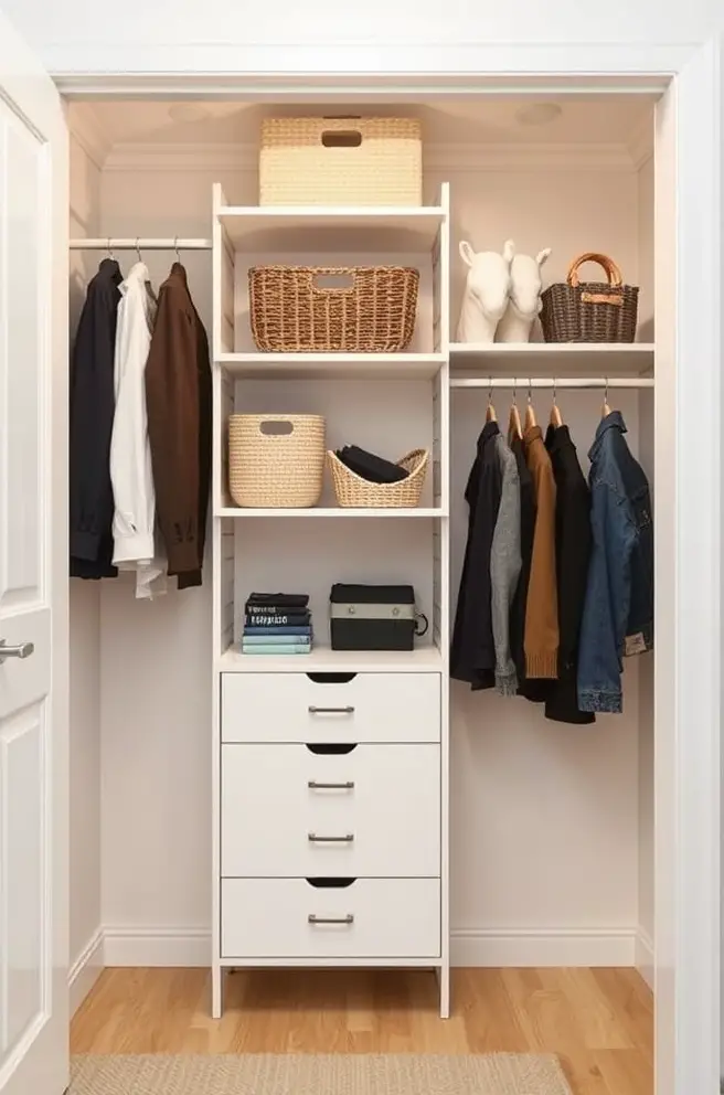 Stylish Closet Shelving Idea You Can Easily Implement