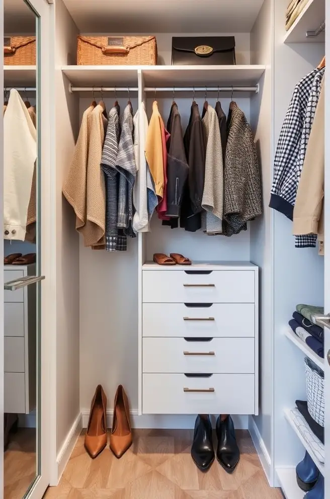 Stylish Closet Storage Idea for Fashion Enthusiasts