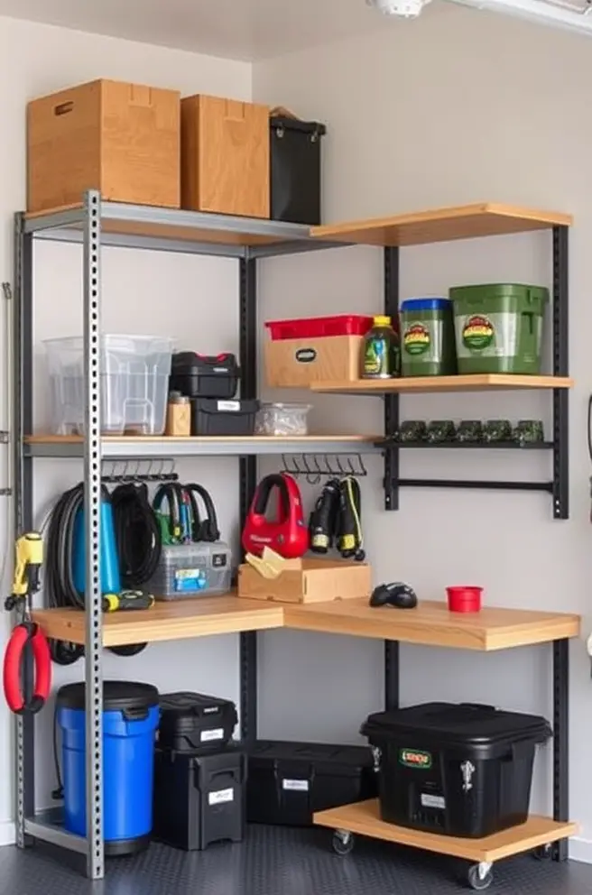 12 Inspiring Garage Shelving Ideas You’ll Love 6 Stylish Garage Shelving Idea for a Functional Workspace