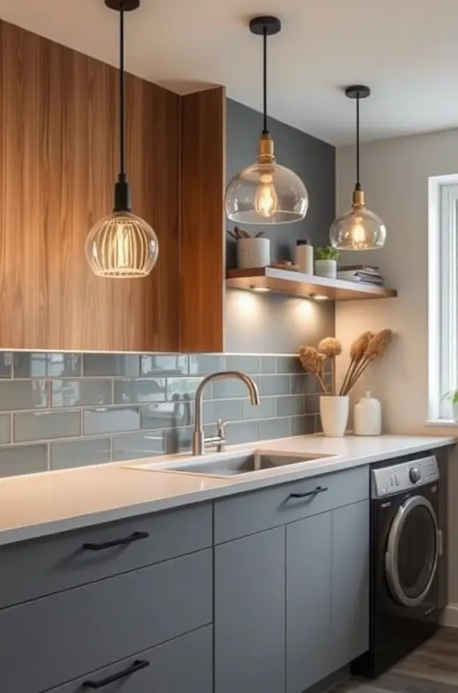 Stylish Kitchen Lighting Idea for Small Spaces