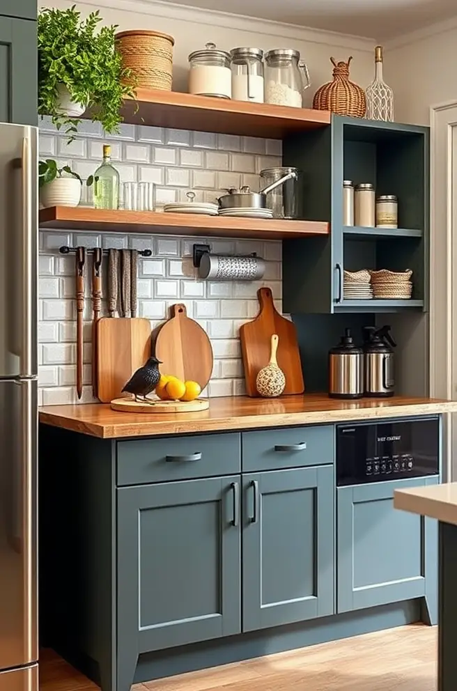Stylish kitchen storage Idea that enhance your decor