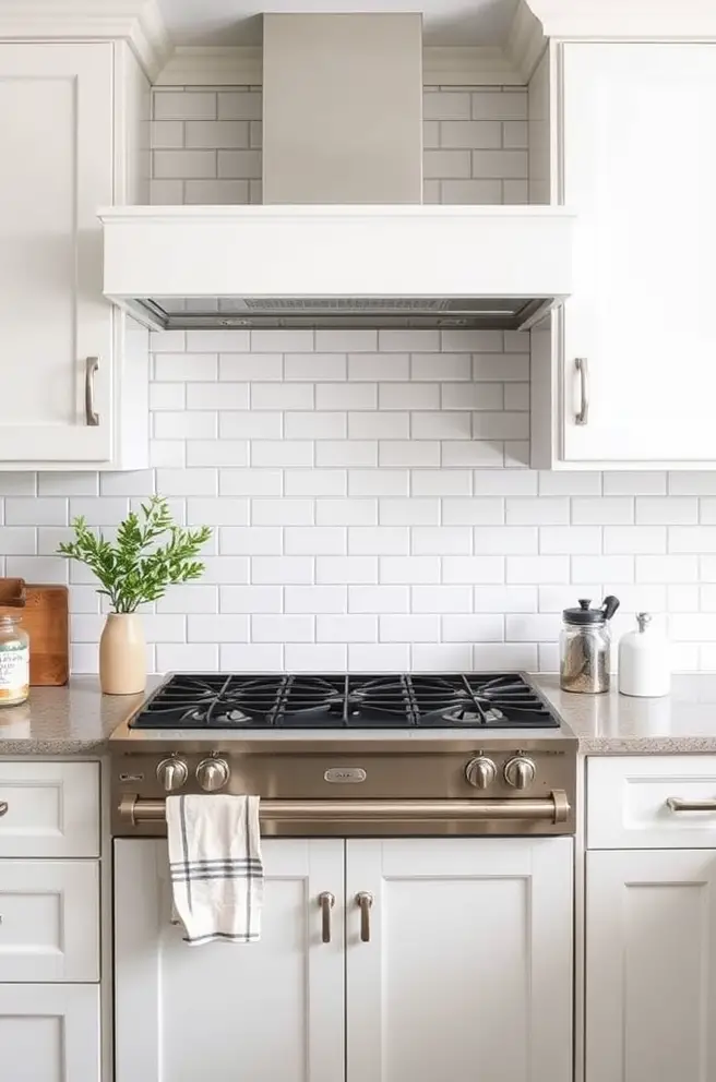 Subway Tile Kitchen Backsplash Idea for a Classic Appeal